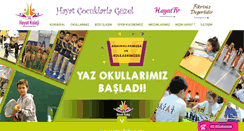 Desktop Screenshot of hayatkoleji.com