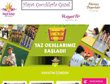 Tablet Screenshot of hayatkoleji.com